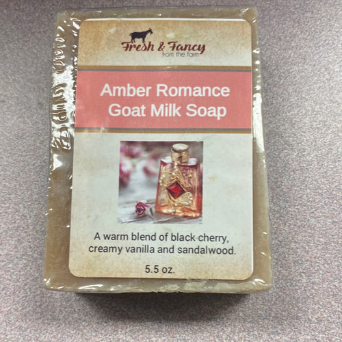 Amber Romance Goat Milk Bar Soap