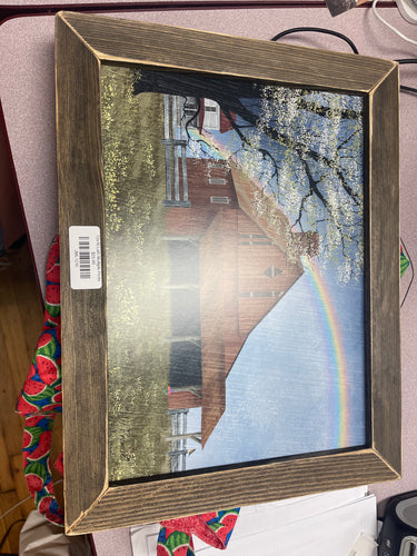 Barn Picture w/ Rainbow