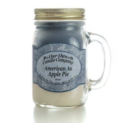 American As Apple Pie - 13 Oz Mason Jar Candle