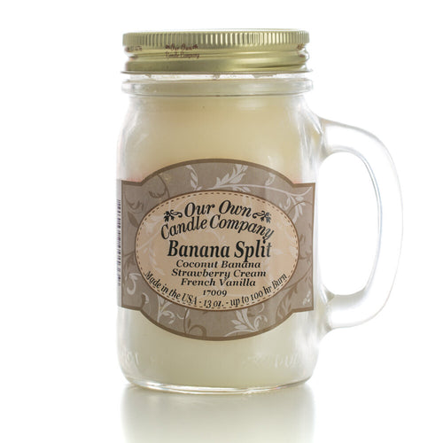 Banana Split -13 oz. Mason Jar Candles