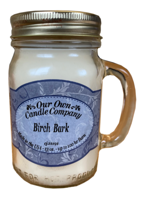 Birch Bark 13 oz. Mason Jar Candles