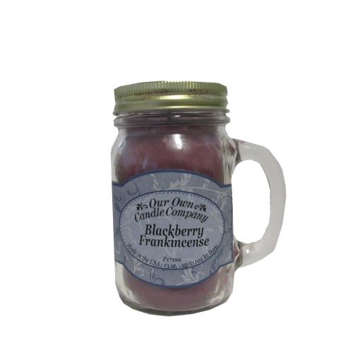 Blackberry Frankincense - 13 oz. Mason Jar Candles