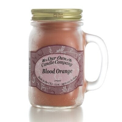 Blood Orange - 13 oz. Mason Jar Candles
