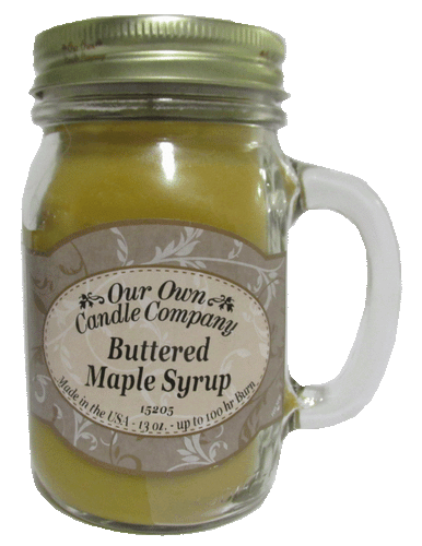 Buttered Maple Syrup 13 OZ Mason Jar Candle