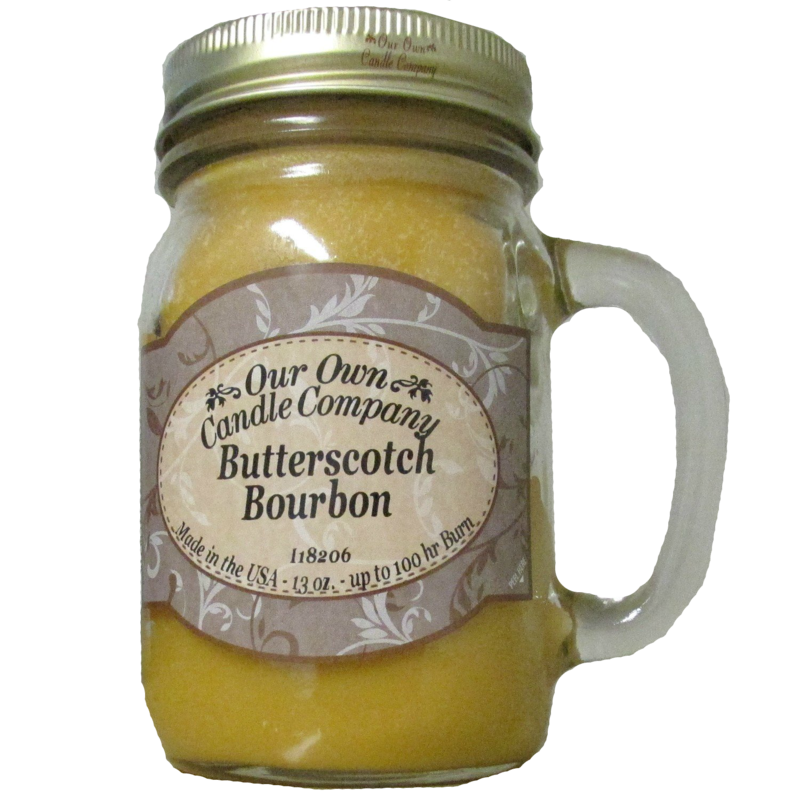 Butterscotch Bourbon 13 OZ Mason Jar Candle