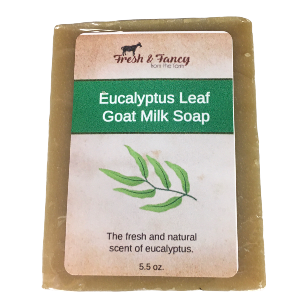 Eucalyptus Leaf Goat Milk Bar Soap