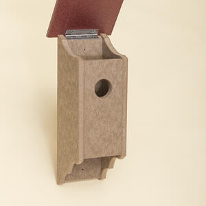 Handmade Poly Blue Bird House.