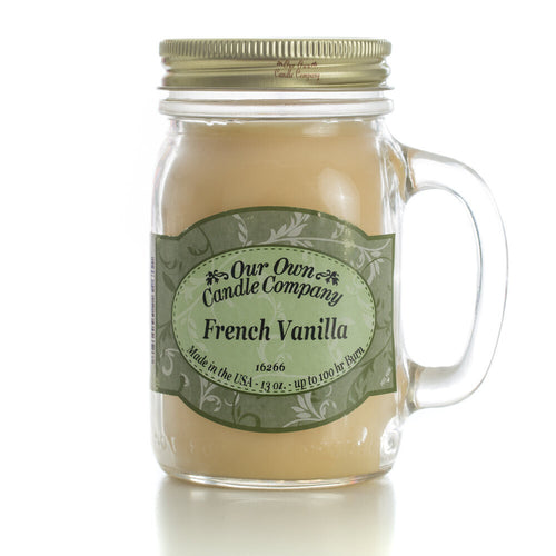 French Vanilla - 13 oz. Mason Jar Candles