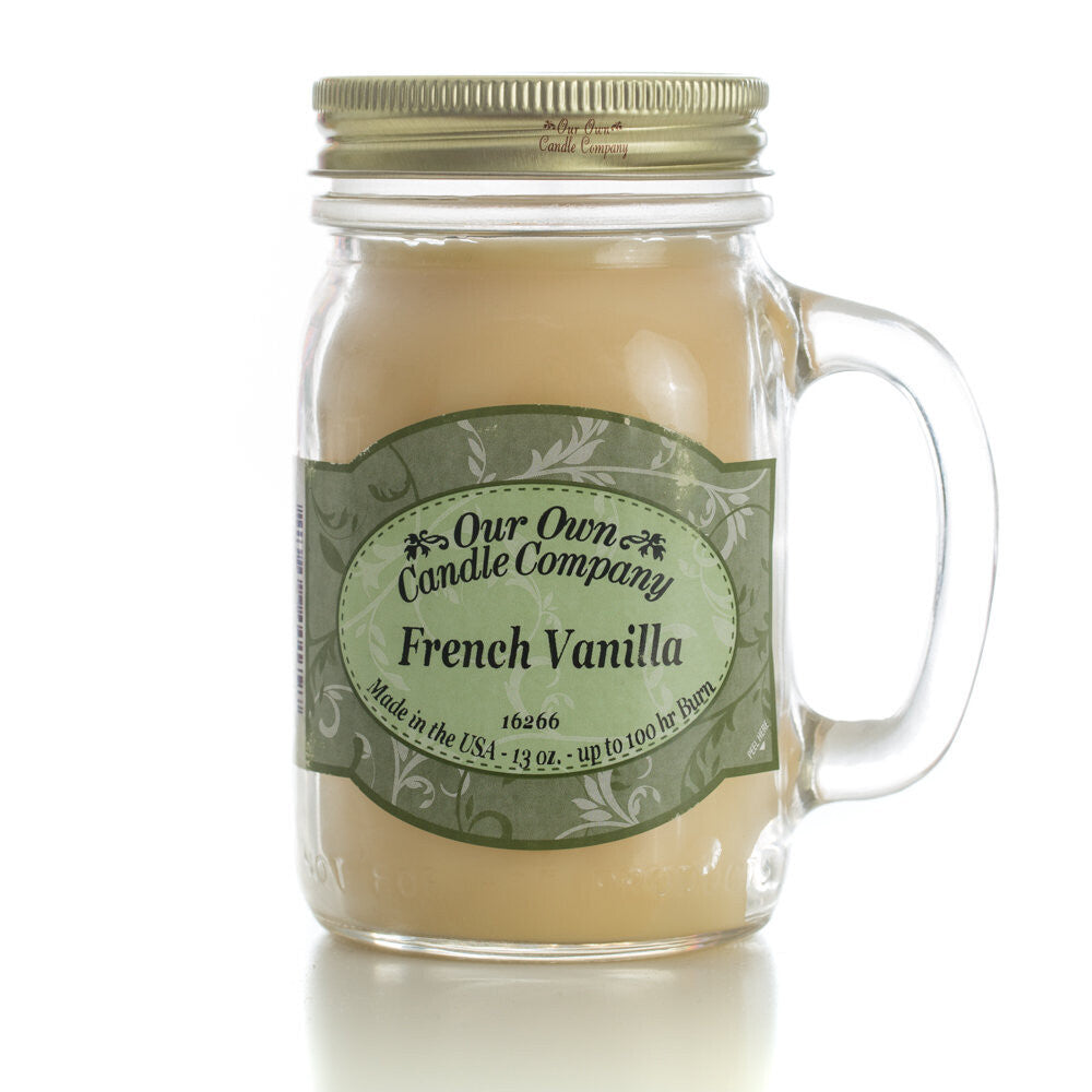 French Vanilla - 13 oz. Mason Jar Candles