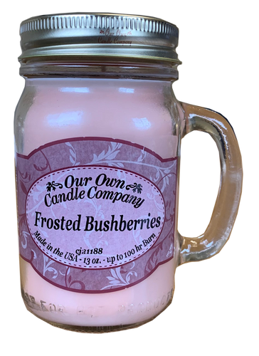 Frosted Bushberries - 13 oz. Mason Jar Candles