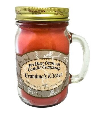 Grandma's Kitchen -13 oz. Mason Jar Candles