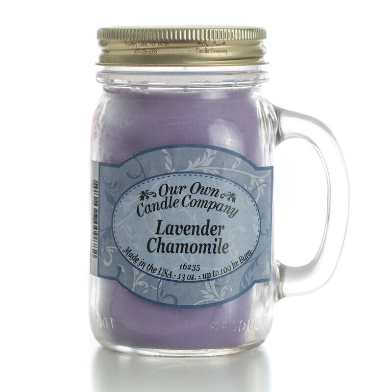 Lavender Chamomile 13 oz. Mason Jar Candles