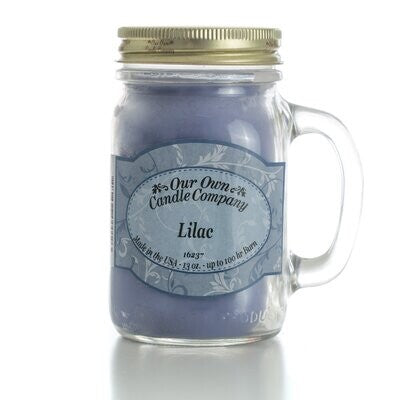 Lilac 13 oz. Mason Jar Candles