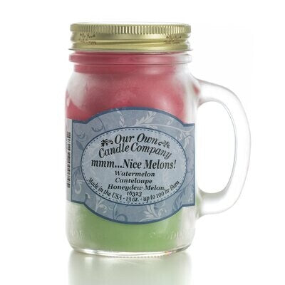 Melon Triple - 13 oz. Mason Jar Candles