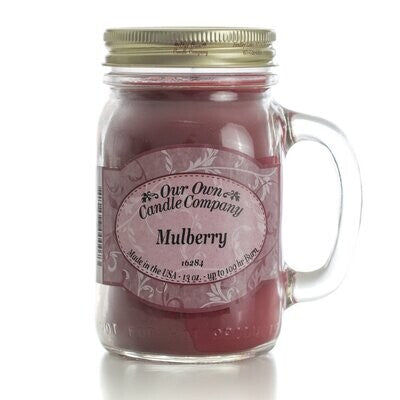 Mulberry 13 oz. Mason Jar Candles