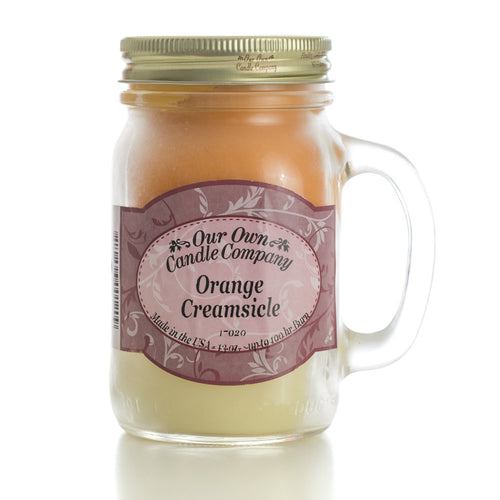 Orange Creamsicle 13 oz. Mason Jar Candles