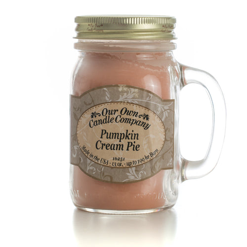 Pumpkin Cream Pie 13 oz. Mason Jar Candles