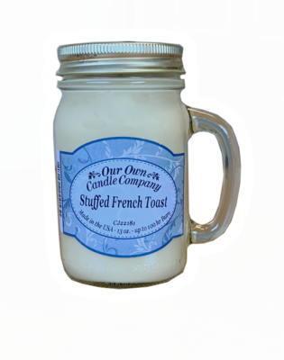 Stuffed French Toast 13 oz. Mason Jar Candles