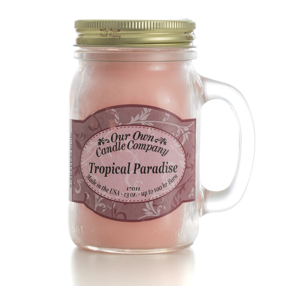 Tropical Paradise - 13 oz. Mason Jar Candles