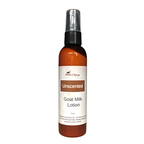 4 oz Unscented Goat Milk Lotion