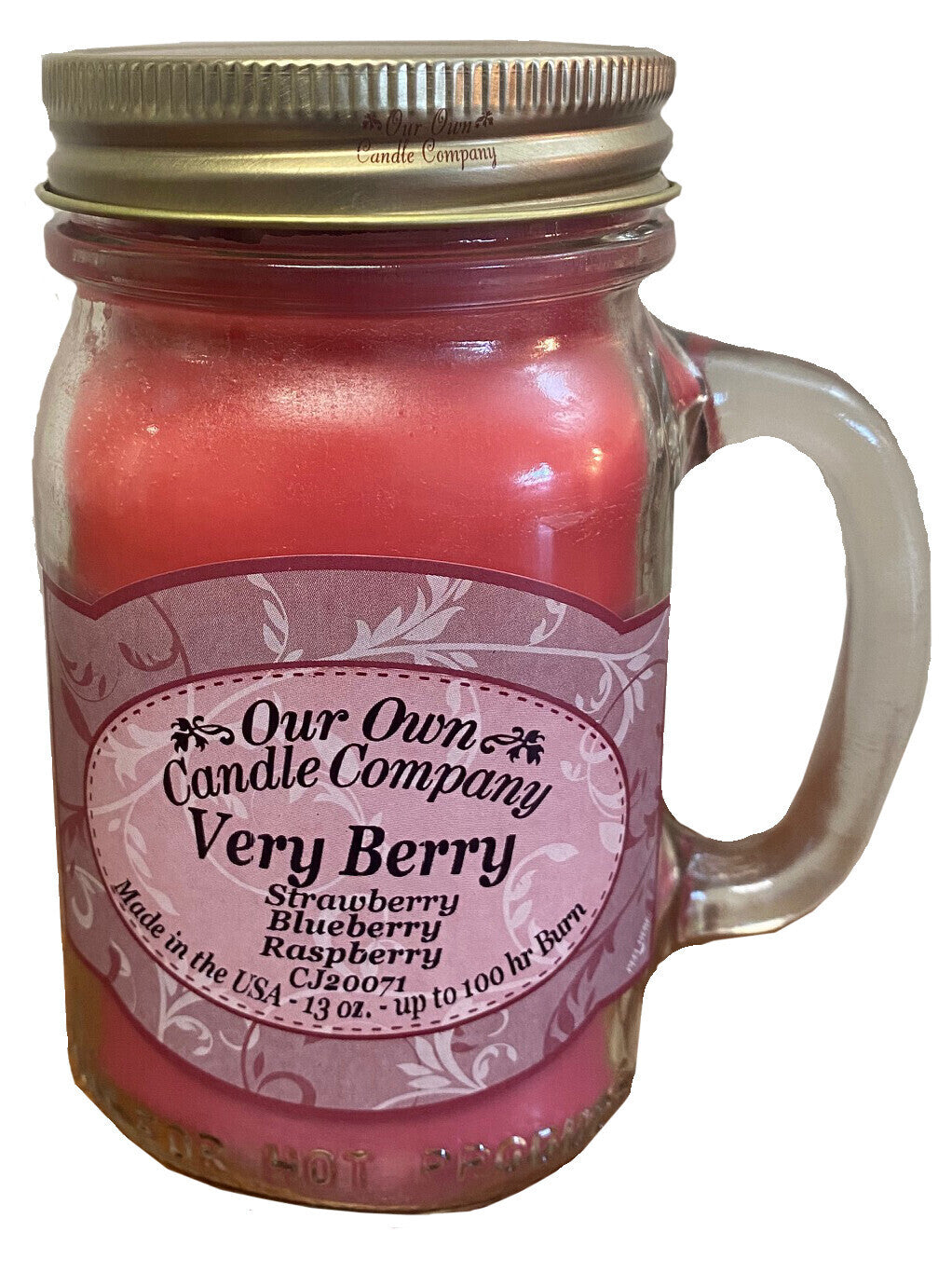 Very Berry - 13 oz. Mason Jar Candles