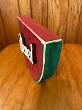 Handcrafted Rustic Wood Watermelon Slice “Blessed”