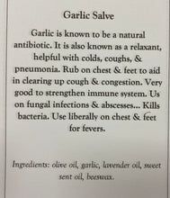 1 oz. Garlic Salve
