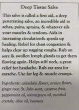 4 oz. Deep Tissue Salve