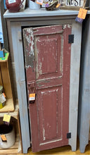 Handcrafted 52" Burgandy Shutter Door Cabinet