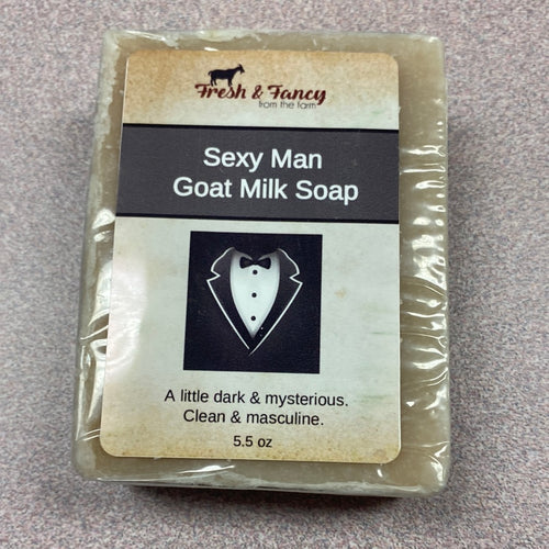 Sexy Man Goat Milk Bar Soap