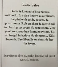 4 oz. Garlic Salve